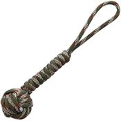 Combat Ready 358 Combat Ready Monkey Fist Woodland Camo with Paracord Construction