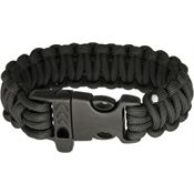 Combat Ready 359 Combat Ready Survival Bracelet Black with Paracord Construction