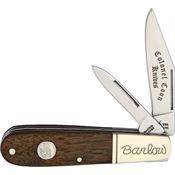 Colonel Coon 81W Barlow Two Blade Folding Pocket Knife Walnut Handle