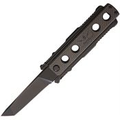 Jesse James C2B Nomad Swing Blade Cf Tanto Point Black Finish Linerlock Folding Pocket Knife with Carbon Fiber Handle