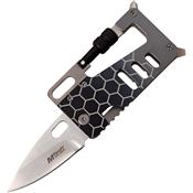 MTech 989GY Multi Tool Knife with Black and Gray Anodized Aluminum Handle