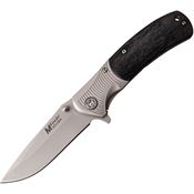 MTech 996BK Black Drop Point Linerlock Folding Pocket Knife