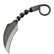 Pakistan 4409 Forged Twist Karambit Knife with One Piece Hand Forged Construction
