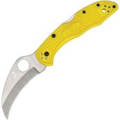 Spyderco 106PYL2 Tasman Salt 2 Lockback Folding Pocket Knife