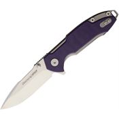 Viper 5954GP Storm Folding Pocket Knife with Purple G-10 Handle