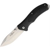 Western 19163 Blacktrax Folding Pocket Knife with Black Tpr Handle