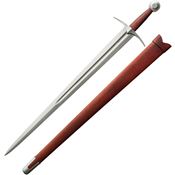 Dragon King 36050 Single Hand Arming Sword with Brown Leather Wrapped Handle