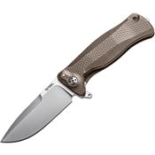 Lion Steel SR11B SR11 Titanium Bronze Framelock Knife