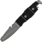 Gear Aid 62060 AKUA Paddle/Dive Knife with Black Handle