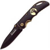 Elk Ridge EFDR002BG Evolution Gold Drop Point Linerlock Folding Pocket Knife