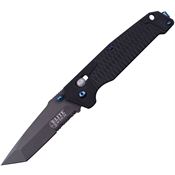 Elite Tactical 1016TBSO Rapid Lock Folder Knife with Black G10 Handle