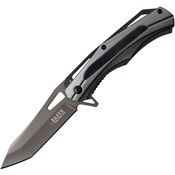 Elite Tactical 1026GY Gray Tanto Point Linerlock Folding Pocket Knife