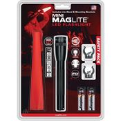 Maglite 53639 Mini Maglite LED Safety Pack with Aluminum Construction