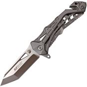 MTech A997BGY Gray Assisted Opening Tanto Point Linerlock Folding Pocket Knife