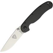 Ontario 8836 RAT II Carbon Fiber Drop Point Linerlock Folding Pocket Knife