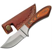 Pakistan 7998 Fixed Blade Knife with Brown Pakkawood Handle