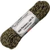 Marbles 1206H 100 Feet Parachute Cord Forest Camo with Nylon Construction