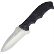 Defcon 005 Hydra D2 Fixed Blade Knife with Black Sculpted G10 Handle