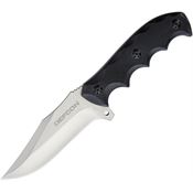 Defcon 006 Hydra D2 Fixed Blade Knife with Black Sculpted G10 Handle