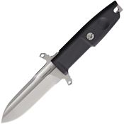 Extrema Ratio 0487SW Defender DG Stonewash Fixed Blade Knife with Black Forprene Handle