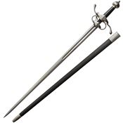 Kingston Arms 22030 Renaissance Side Sword with Black Leather Wrapped Handle