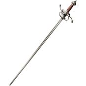 Kingston Arms 22790 Blunt Fencing Side Sword with Black Leather Wrapped Handle