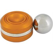 TEC Accessories 3053 Orbiter LT Fidget Device Chrome Steel Ball with Orange Finish