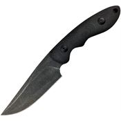 ABKT Tac 004B Shadow Predator Knife Fixed Blade with Black G10 Handle