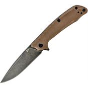 ABKT Tac 026T Predator Linerlock Tan