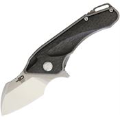 Bestech T1710A 1710 Titanium Framelock CF Knife with Titanium Handle