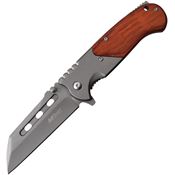 MTech A1020GY Framelock Assisted Opening Folding Knife with Gray Stainless Handle