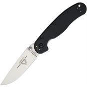 Ontario 8828 RAT II Linerlock Folding Knife with Black G10 Handle