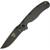 Ontario 8834 RAT II Linerlock D2 CF Folding Knife with Carbon Fiber Handle