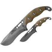 TOPS WDRCMB Wind Runner Combo with Green Canvas Micarta Handle