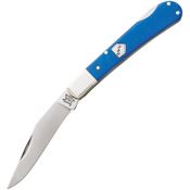 Bear & Son G05HBB Humpback Lock Knife with Blue G10 Handle