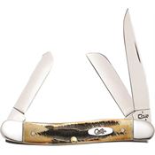 Case 03578 Medium Stockman Bonestag Knife with Bonestag Handle