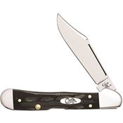 Case 65022 Case Mini Copperlock with Jigged Buffalo Handles