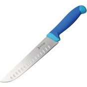 Elk Ridge 20005HF 20005HF Fixed Blade Knife with Blue Rubberized Nylon Handle