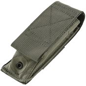 Hogue 35081 Modular MOLLE Velcro Pouch with Ballistic Nylon Construction - OD Green