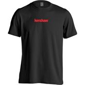 Kershaw 181L Kershaw logo 100% Preshrunk Cotton Black T-Shirt - Large