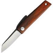 Ohta 5CO FK5 D2 Tool Steel Blade Folder Knife with Cocobolo Wood Handle