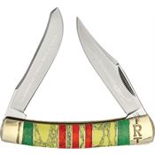 Rough Rider 1832 Large Moose Vietnam Stainless Clip, Long Spey Blades with Handle