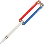 Spyderco YUS100 Baliyo Fisher Space Pen Refill Red, white and blue