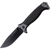 Tac Force 981GY Linerlock Assisted Opening Black Finish Stainless Knife with Black and Gray FRN Handle