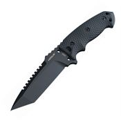 Hogue 35129 EX-F01 Fixed Blade Tanto Blade Knife with Black Textured G10 Handle