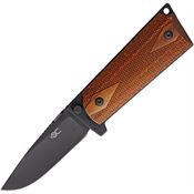 Ultimate Survival SKW M1911 Hammerhead Lock Knife with Checkered Walnut Handle