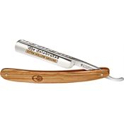 Boker 140327 Razor Celebrated Blade Etching with Olive Wood Handle