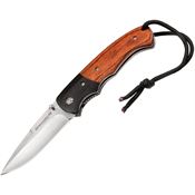 Magnum 01MB711 Woodpecker Linerlock Knife with Pakkawood Handle