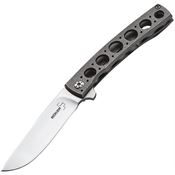 Boker Plus 01BO748 FR Mini Knife with Tumbled Finish Titanium Handle