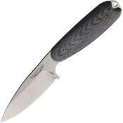 Bradford 35S101 Guardian 3.5 Sabre 3D Knife Black Canvas Micarta Handle